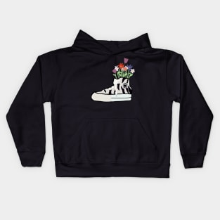 Zebra shoes Kids Hoodie